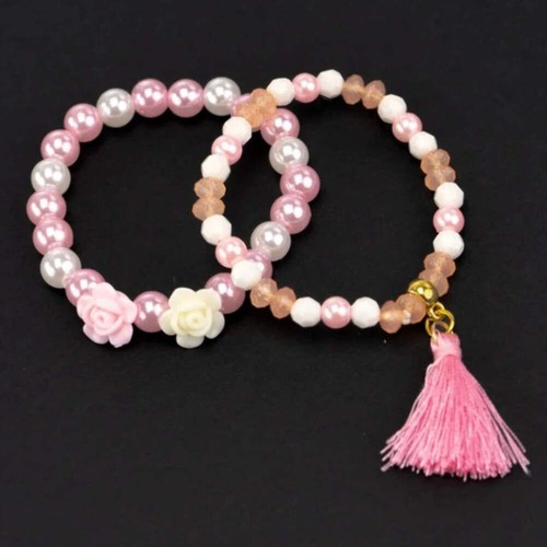 Bracciali bambina rose set - bracciali,