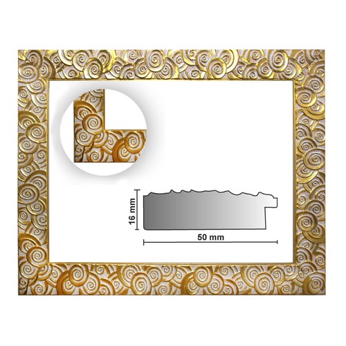 Baroque frame oro finemente