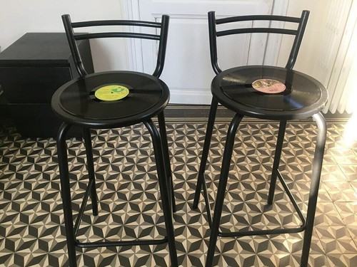 Sgabello bar vintage con - da,