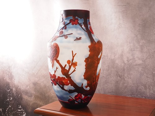 Vintage vaso vetro con - vintage,