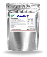 1 kg - L Glutammina Ultra Pura Polvere - Glutamina Glutamine Powder - PrinFit