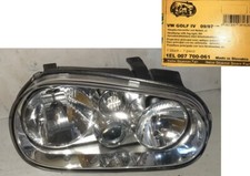 FARO FANALE PROIETTORE DESTRO HELLA CON FEND PER  VW GOLF IV (1997-`06) H1 H3 H7