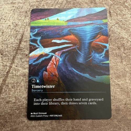 Timetwister custom art mtg - custom,