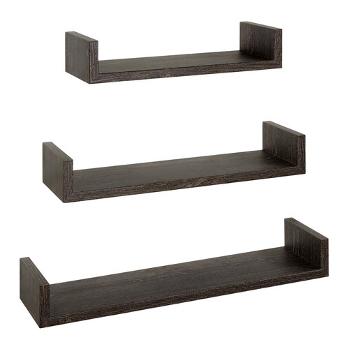 Set mensole parete rovere - set,