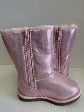 Stivali rosa metallizzato