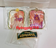 Disney Lorcana TCG cinese Raperonzolo Winnie the Pooh logo set di 3 pezzi distintivo combinato