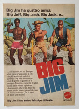 Pubblicita' Big Jim Mattel Amici Big Jeff Big Josh Big Jack Advertising 1975(T2)