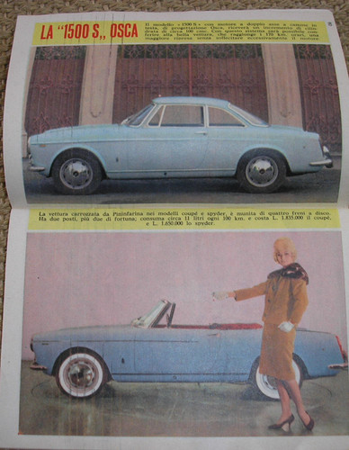 Osca 1500 spider - 1500, pininfarina