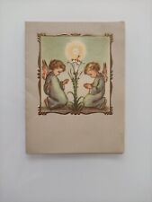 Prima Comunione Bigliettino Bomboniera S7 Santino Holy Card 