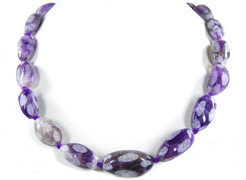 Collana pietra preziosa - in,