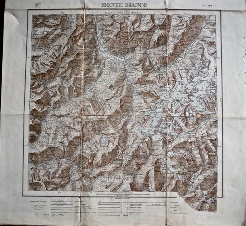 Cartina geografica monte - -,