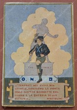 744 Legione Balilla Moschettieri Giulio Lusi Caserta. Cartolina d'epoca viag.