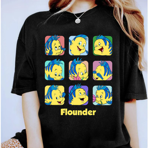 Maglietta disney flounder - maglietta,