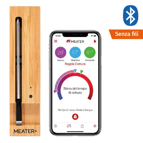 Termometro per carne wireless - carne,