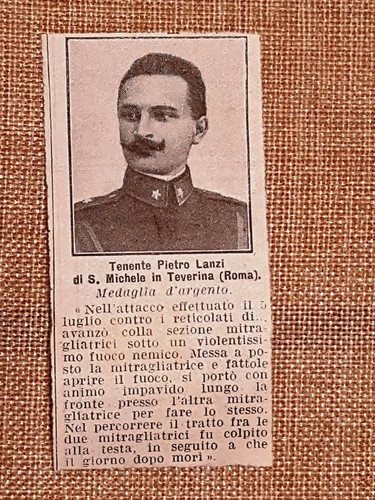 Decorato valore 1916 - decorato, pietro