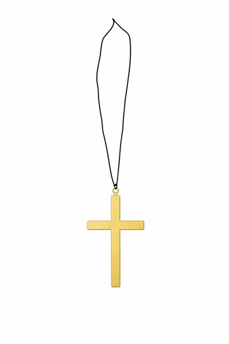 Collana croce sacerdote oro - croce,
