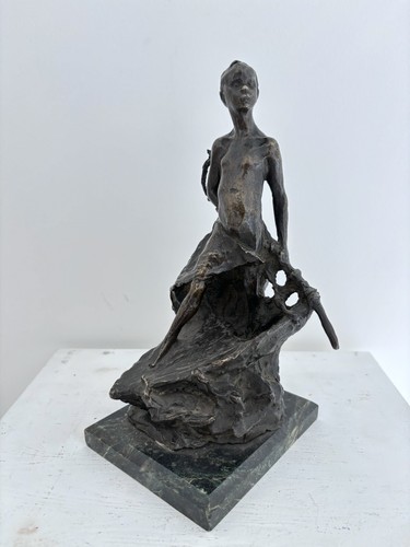Scultura bronzo giovane - scultura, in