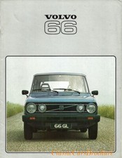 Brochure Depliant Volvo 66 DL e GL 1978 ITALIANO 22 pagine