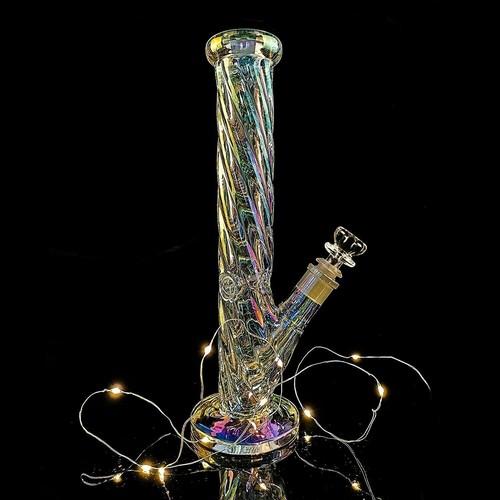 Tubo acqua bong - vetro, 11"