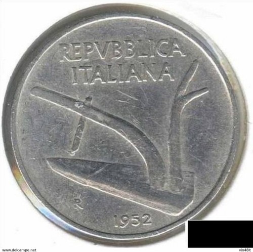 1952 italia moneta - ,