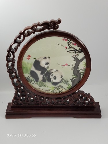 Panda ricamo shu seta - da,