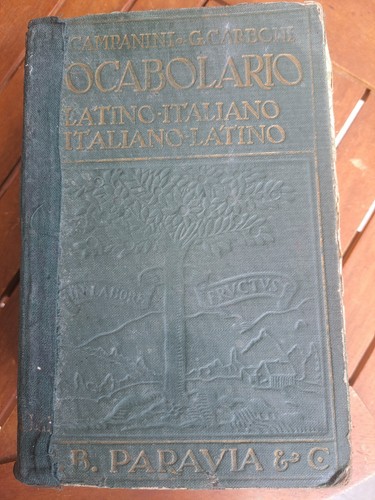 Vocabolario latino italiano - vocabolario,