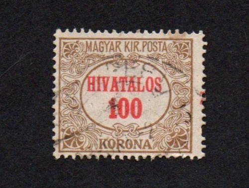 Ungheria 1921 servizi - servizi, usato