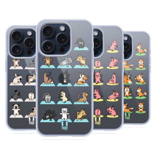 Head case yoga animals - head,