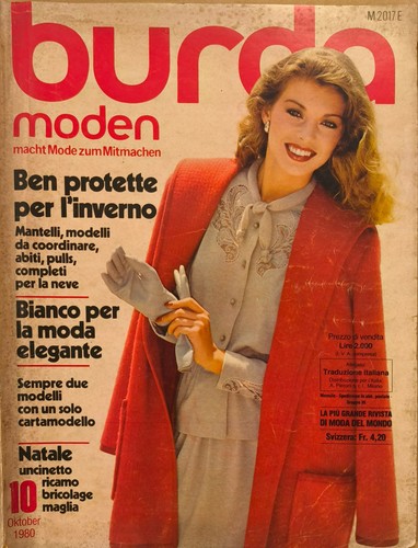Burda moden ottobre 1980 - moden,