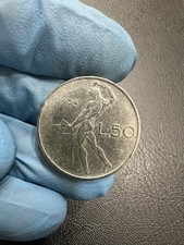 Moneta 50 Lire Vulcano I Tipo