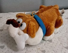 Pupazzo peluche Kinder Ferrero Pasqua collezione cane con osso Maxy Sorpresa  