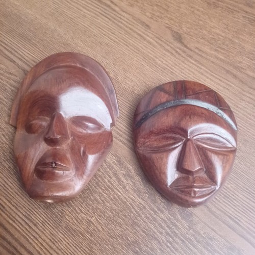 Coppia maschere sculture - coppia, di