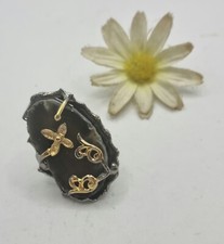 Maxi anello ovale in argento