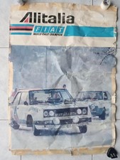  Fiat Abarth 131 Rally Alitalia Poster Manifesto Pubblicità anni 70/80