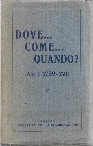 Dove come quando guida - dove...come...quando?,