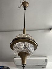 lampadario cristallo antico Larghezza 28 Cm altezza 91 Cm