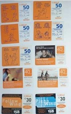 Schede Telefoniche Wind Da Collezione 30 40 50 Euro Vintage 2002 2005 2007