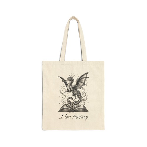 Borsa tote dragon emerging - dragon,