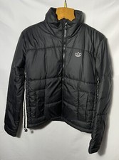 Adidas Giubbotto Piumino Nero Argento Taglia S/M Donna Women  Winter Cold Jacket