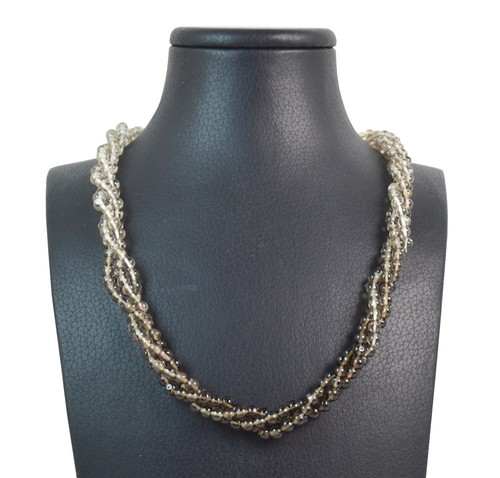 Collana torchon quarzo - collana,