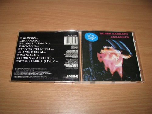 Black sabbath paranoid 1986 - black,
