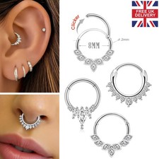 Orecchini Daith Setto Argento