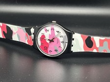 Swatch Vintage “Pink Camouflage” anni ’90 Modello mimetico rosa GB743