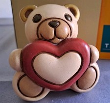 THUN TEDDY CUORE AMORE 8 CM, NUOVO CON SCATOLA.