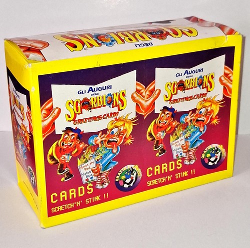 Sgorbions greeting cards - sgorbions, box