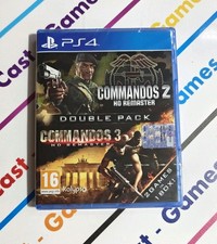 COMMANDOS 2 & 3 DOUBLE PACK HD SIGILLATO NUOVO ITALIANO PS4 PLAYSTATION 4