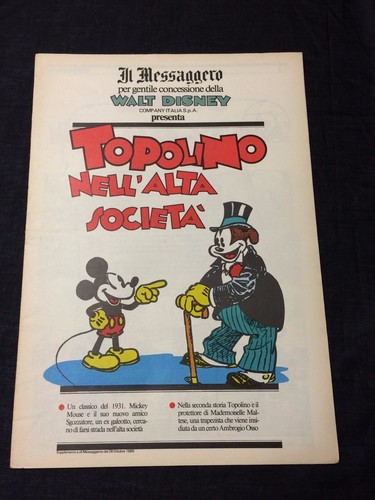 Topolino alta società disney - alta,