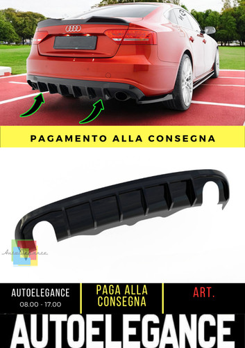 🔥Diffusore posteriore nero
