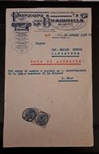 A4 CARTA INTESTATA FATTURA  PONZONI & BRAMBILLA MILANO 1928