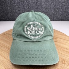 R.L. Cappello berretto Winston Rod Company Montana strapback OSFM verde logo ricamato